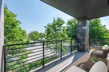 Large balcony and patio